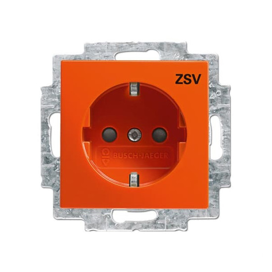 Busch-Jaeger Schuko Steckdosen-Einsatz mit Aufdruck Busch-balance SI 2CKA002013A5389 20 EUCB-14-914-10