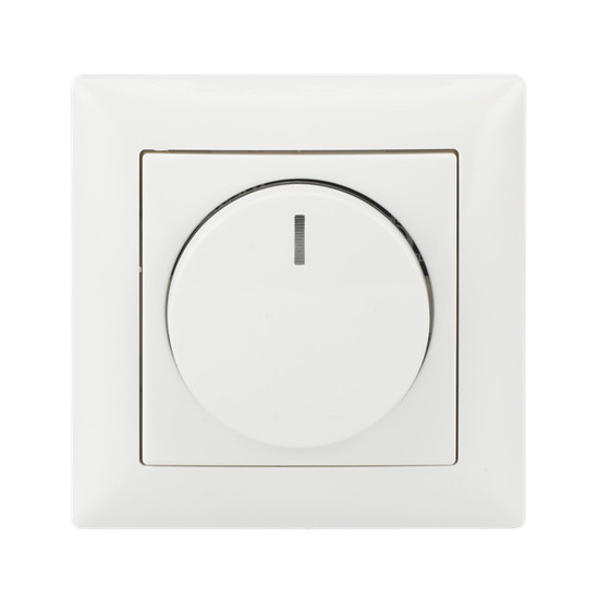 Busch-Jaeger Busch-Drehdimmer LED, Komplettset Busch-balance SI 2CKA006512A0349 6523 UJ-914-102