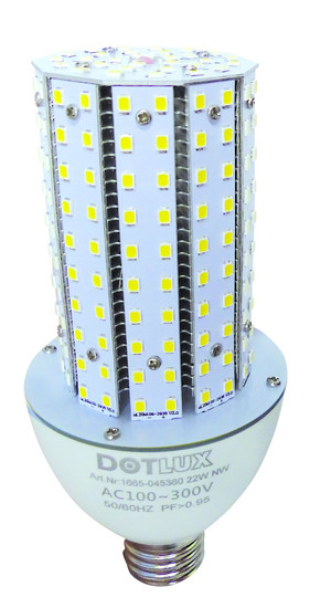 Dotlux 1665-130360T LED-Strassenlampe RETROFITastrodim E27 18W 3000K