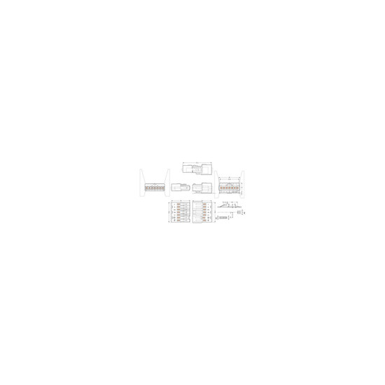 Dotlux 3794-Stecker Ausspeiser/Ausgang (Steckerteil) 7-polig für LINEAclick und LINEAcompact dimmbar