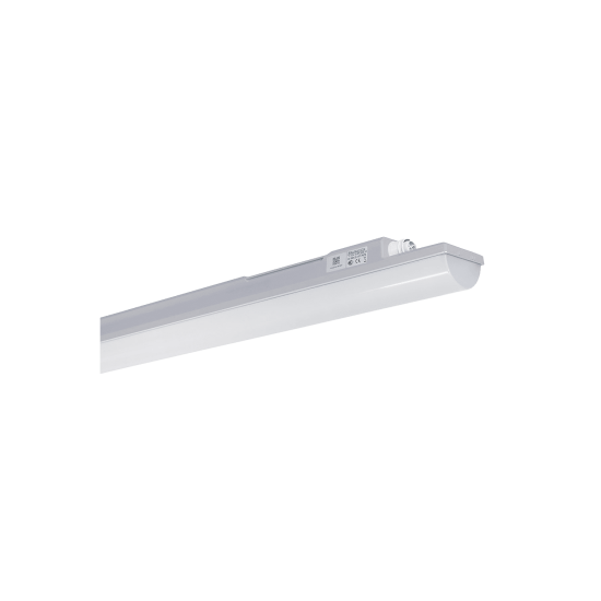 Dotlux 4779-140120 LED-Feuchtraumleuchte HIGHFORCEabs IP66/IP69 1455mm 45W 4000K IK06 2x5-polig durchverdrahtet DALI inklusive Endkappe