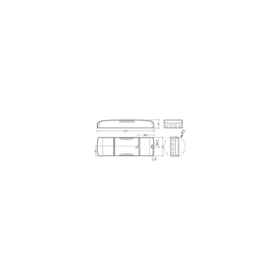 Dotlux 4934-350 Lichtmanagementsystem LED-Netzteil 38Watt 350mA DALI DT8 dimmbar