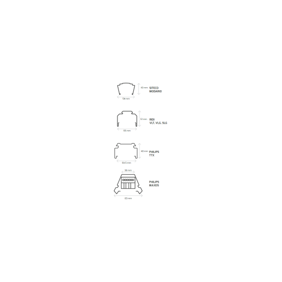 Dotlux 5061-040090 LED-Leuchteneinsatz LINEAlock 1437mm 25-75W 4000K dimmbar 1-10V 90*110°