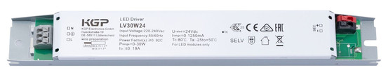 Dotlux 5075 LED-Netzteil CV 24V DC 0-30W 0-1,25A nicht dimmbar IP20 linear