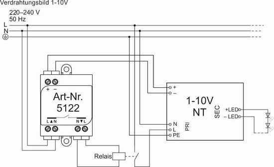 Dotlux 5122 CASAMBI Schnittstelle 1-10V/DALI zur Einzelgerätesteuerung