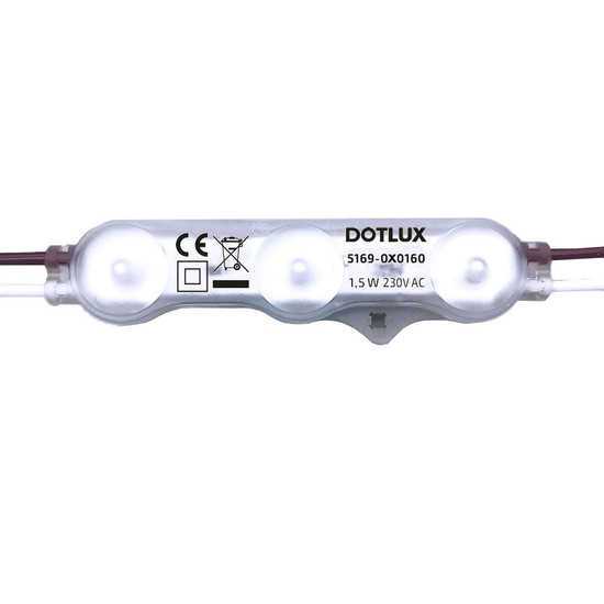 Dotlux 5169-060160 LED-Modul ACplus 1,5W 160° IP67 6000K 100er Kette