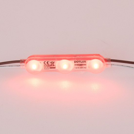 Dotlux 5169-0R0160 LED-Modul ACplus 1,5W 160° IP67 rot 100er Kette