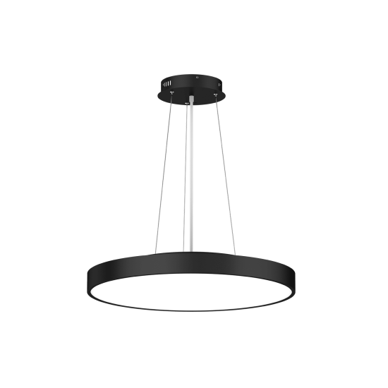 Dotlux 5201-0FW090 LED-Leuchte DISCugr Ø600mm 60W COLORselect und POWERselect schwarz