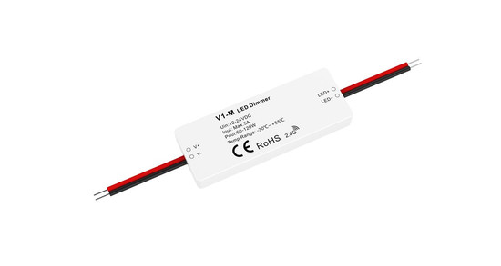 Dotlux 5287 LED Funk-Mini Empfänger/Dimmer Fusion Technologie 1x 5A 12-24V DC für einfarbige LED-Streifen