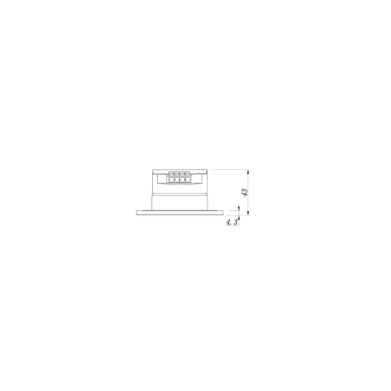 Dotlux 5423-030080 LED-Treppenleuchte EASYSTAIR 1,5 W 3000K silber