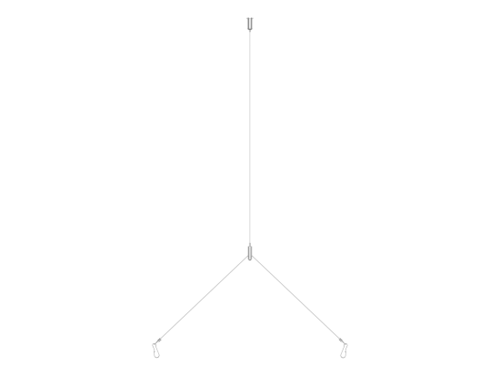 Dotlux 5530 Abhängeset für Panels RIMLESS