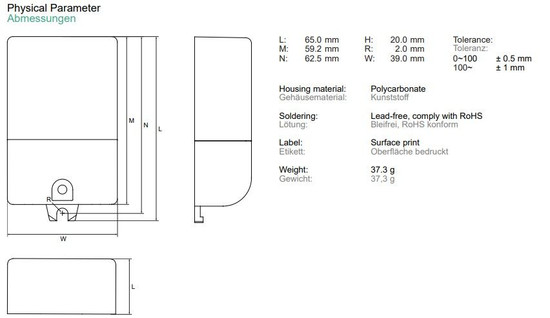 Dotlux 5770 LED-Netzteil CC 6W 250mA 24V