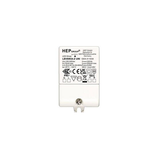 Dotlux 5770 LED-Netzteil CC 6W 250mA 24V