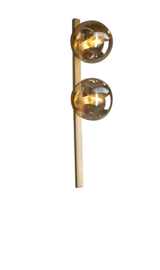 LUCE Design Pluto Wandleuchte 2fach E14 gold