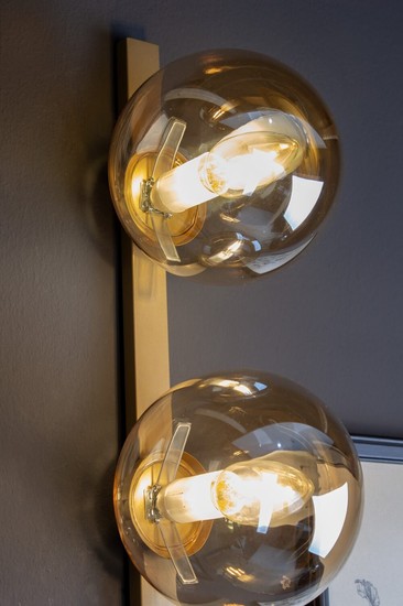 LUCE Design Pluto Wandleuchte 2fach E14 gold