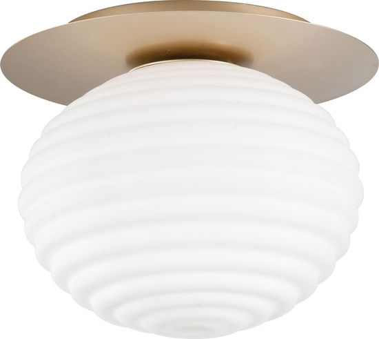 ECO-LIGHT Ripple Deckenleuchte E27 gold ⌀35cm