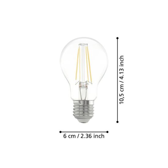 Eglo 110002 LED E27 Leuchtmittel 1x4W Ø60mm warmweiss