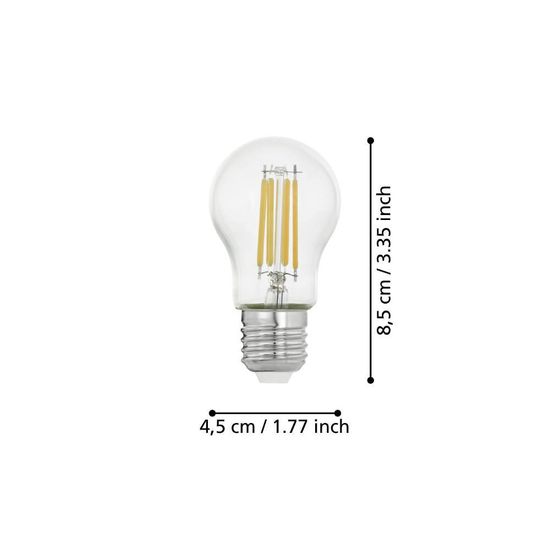 Eglo 110008 LED E27 Leuchtmittel 1x7W Ø45mm warmweiss