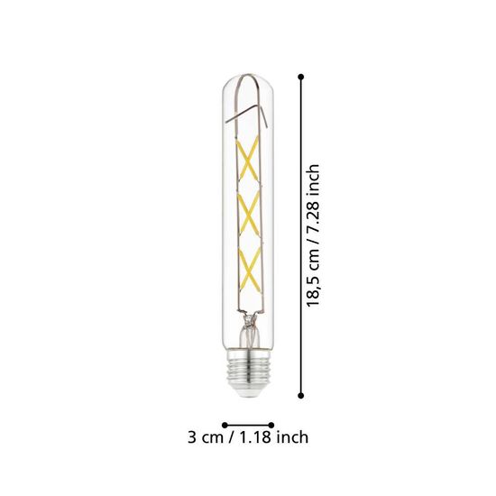 Eglo 110013 LED E27 Leuchtmittel 1x4W Ø30mm warmweiss