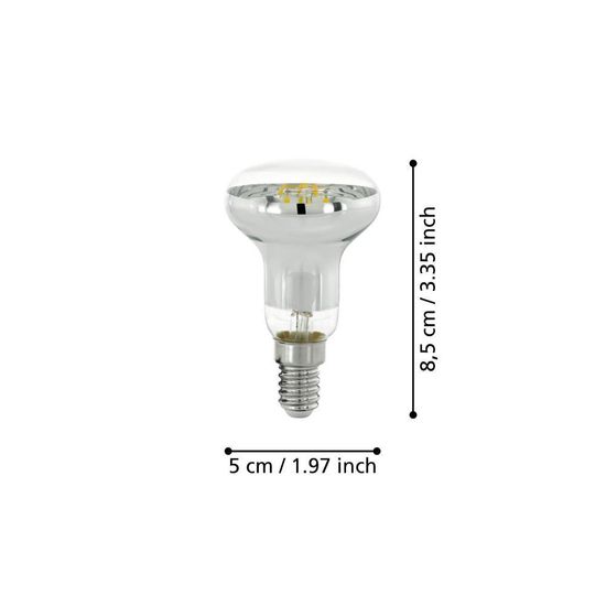 Eglo 110027 LED E14 Leuchtmittel 1x4W Ø50mm warmweiss dimmbar