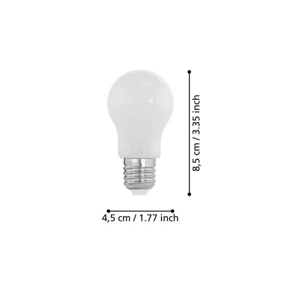 Eglo 110037 LED E27 Leuchtmittel 1x7W Ø45mm warmweiss