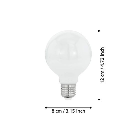 Eglo 110038 LED E27 Leuchtmittel 1x7W Ø80mm warmweiss