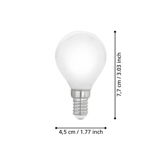 Eglo 110047 LED E14 Leuchtmittel 1x7W Ø45mm warmweiss