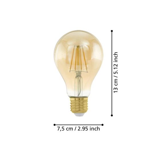 Eglo 110051 LED E27 Leuchtmittel 1x4W Ø75mm warmweiss