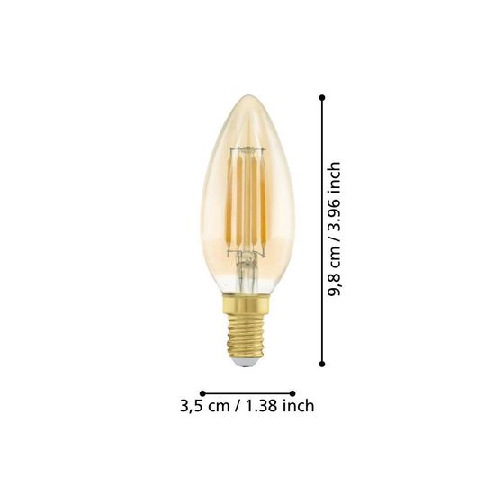 Eglo 110058 LED E14 Leuchtmittel 1x4W Ø35mm warmweiss