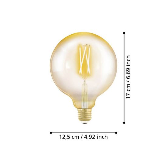 Eglo 110065 LED E27 Leuchtmittel 1x4W Ø125mm warmweiss dimmbar