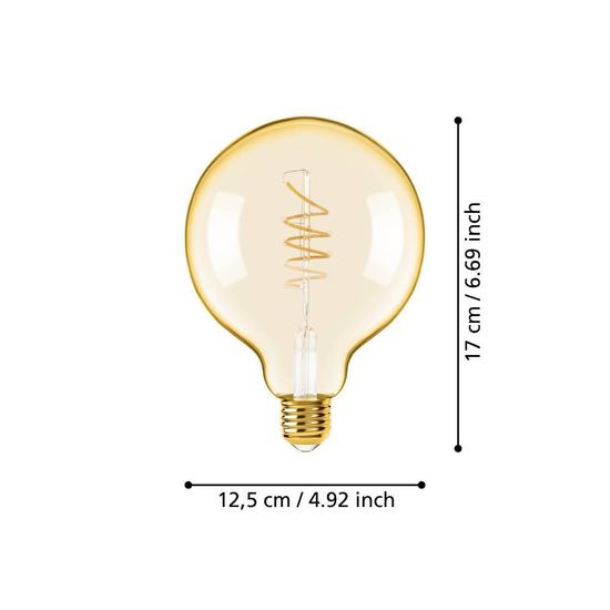 Eglo 110082 LED E27 Leuchtmittel 1x4W Ø125mm warmweiss dimmbar