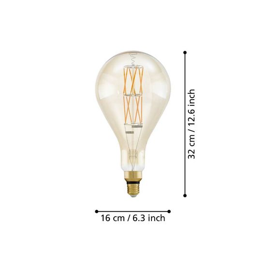 Eglo 110111 LED E27 Leuchtmittel 1x8W Ø160mm warmweiss dimmbar