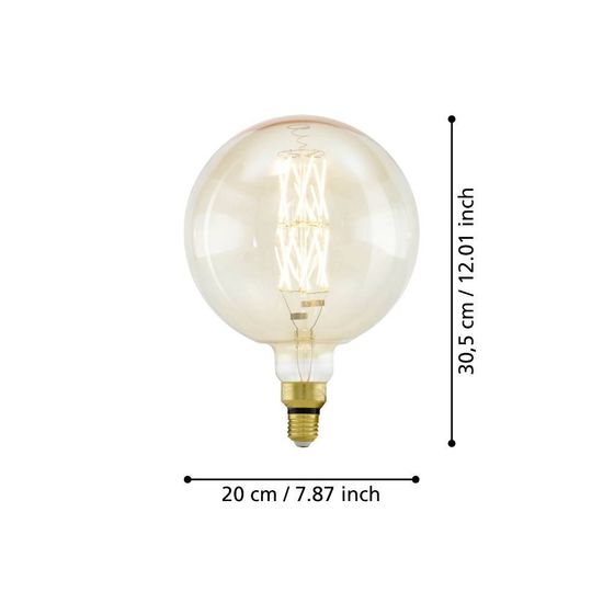 Eglo 110112 LED E27 Leuchtmittel 1x8W Ø200mm warmweiss dimmbar