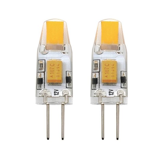 Eglo 110159 LED G4 2-fach Leuchtmittel 2x1,8W Ø10mm warmweiss dimmbar