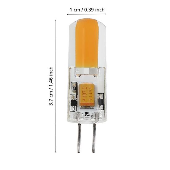 Eglo 110159 LED G4 2-fach Leuchtmittel 2x1,8W Ø10mm warmweiss dimmbar