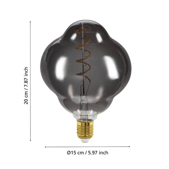 Eglo 110254 LED E27 Leuchtmittel 1x4W Ø150mm warmweiss dimmbar