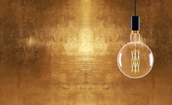 EGLO Vintage Spezial E27 LED große Globe Lampe G200 8W 2100K extra-warmweiss dimmbar
