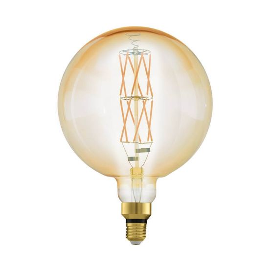 EGLO Vintage Spezial E27 LED große Globe Lampe G200 8W 2100K extra-warmweiss dimmbar