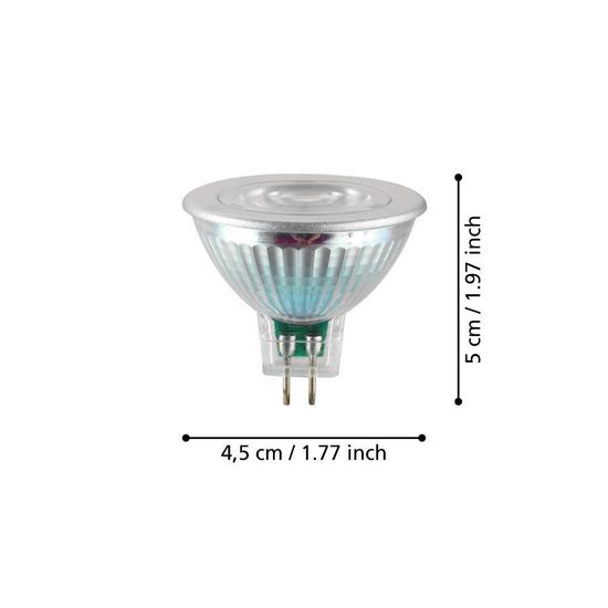 Eglo 12248 LED GU5,3 2-fach Leuchtmittel 2x3,6W Ø50mm warmweiss