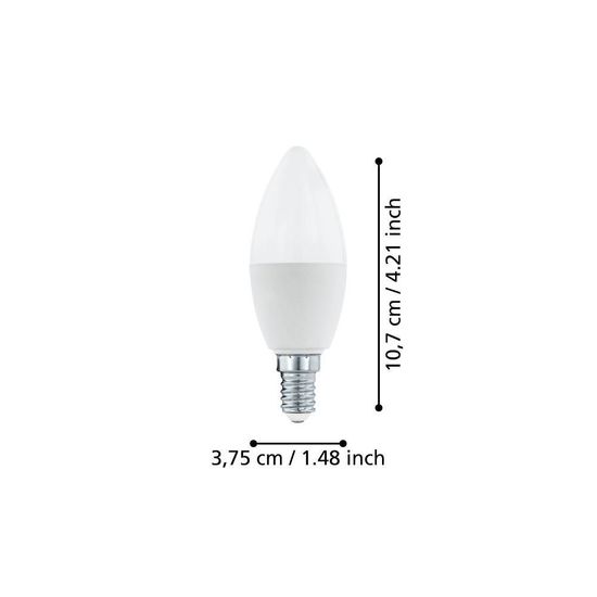 Eglo 12264 LED E14 Leuchtmittel 1x3,4W Ø37mm neutralweiss