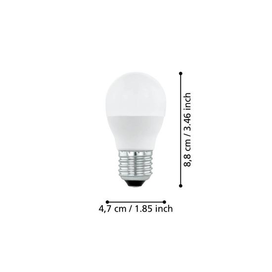 Eglo 12265 LED E27 Leuchtmittel 1x3,4W Ø45mm warmweiss