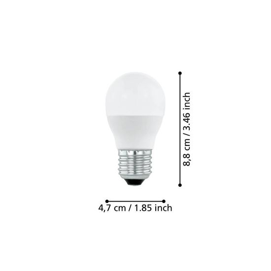 Eglo 12266 LED E27 Leuchtmittel 1x3,4W Ø45mm neutralweiss