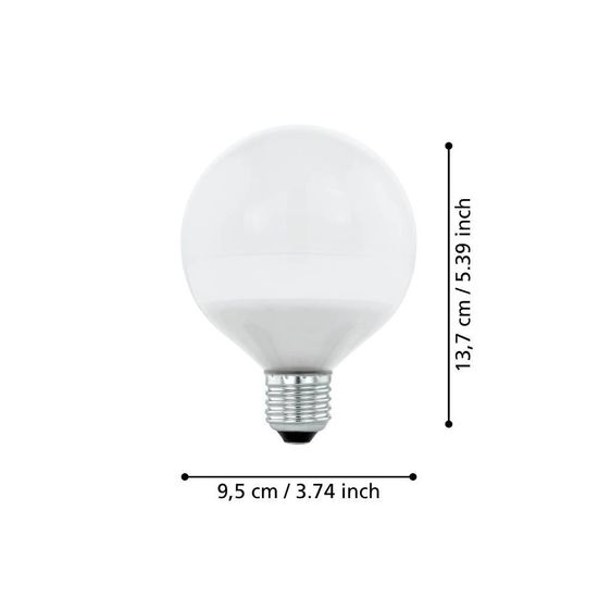 Eglo 12267 LED E27 Leuchtmittel 1x8,8W Ø95mm warmweiss