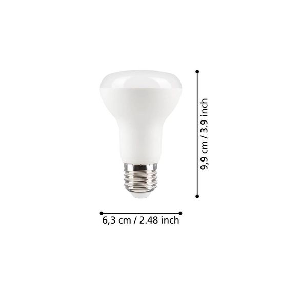 Eglo 12273 LED E27 Leuchtmittel 1x4,4W Ø63mm neutralweiss