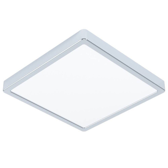 Eglo 30894 FUEVA 5 LED Aufbauleuchte 20,5W 285x285mm Chrom Weiss Neutralweiss IP44