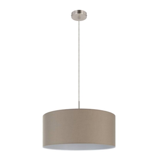 Eglo 31576 PASTERI E27 Hängeleuchte Ø530mm Taupe