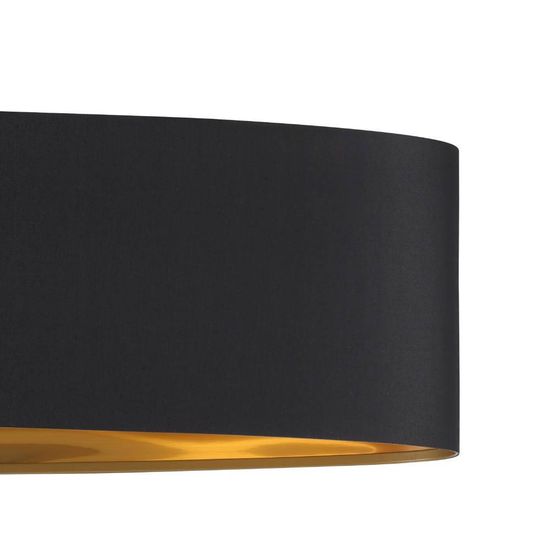 Eglo 31616 MASERLO E27 2-fach Hängeleuchte 1000x250mm Schwarz Gold