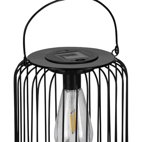 Eglo 48948 Z_SOLAR LED 2-fach Gartenleuchte 2x0,06W 190x190mm Schwarz Transparent warmweiss