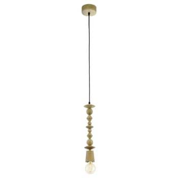 Eglo 49369 Avoltri Hängeleuchte E27 Holz Eiche