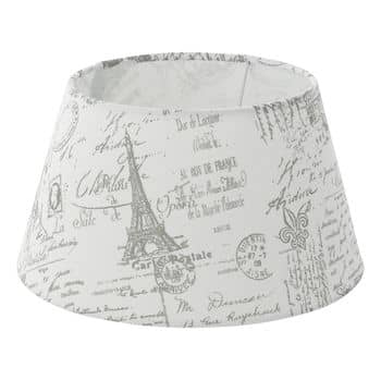 Eglo 49964 1+1 Vintage Schirm grau weiss 25cm